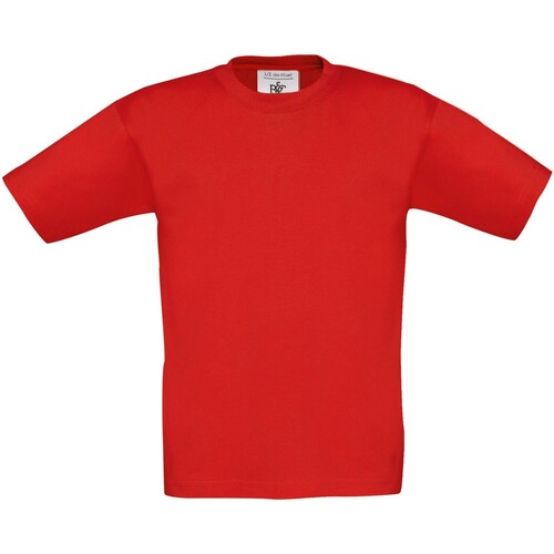 textil Niños Tops y Camisetas B&c Exact 150 Rojo