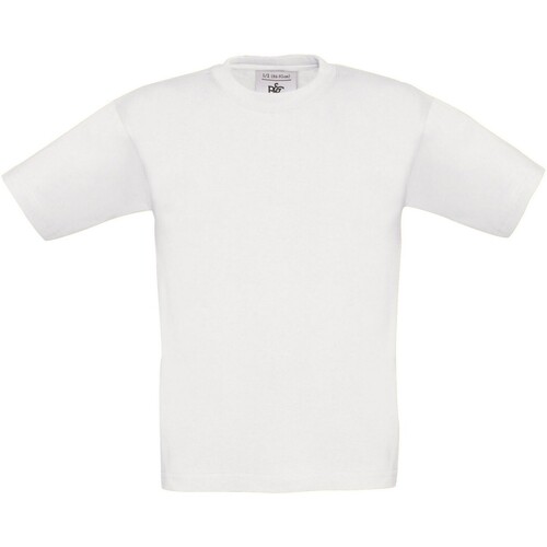 textil Niños Tops y Camisetas B&c Exact 150 Blanco