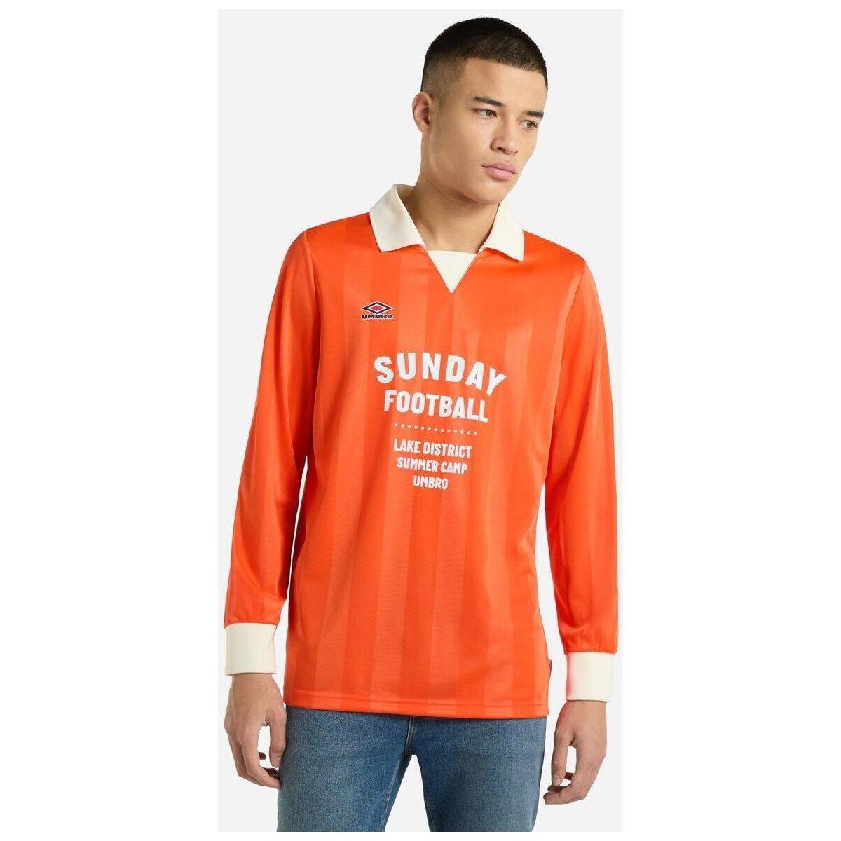 textil Hombre Camisetas manga larga Umbro UO2103 Naranja