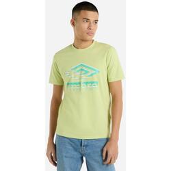 textil Hombre Camisetas manga larga Umbro UO2107 Verde