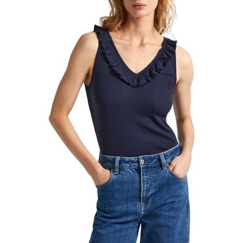 textil Mujer Tops y Camisetas Pepe jeans PL505851-594 Azul