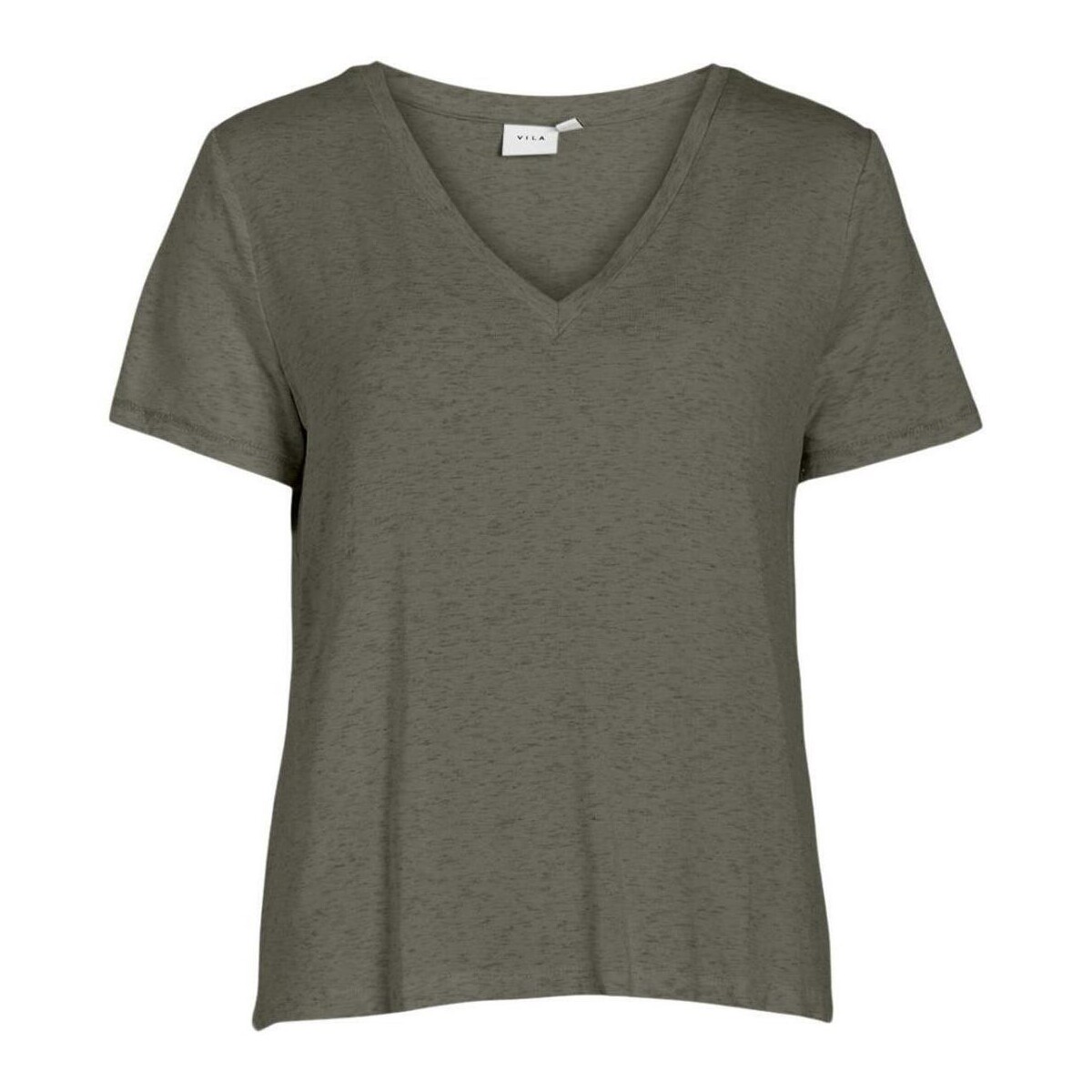 textil Mujer Tops y Camisetas Vila 14093380-Dusty Olive Verde