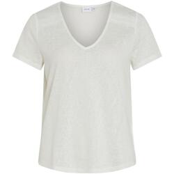 textil Mujer Tops y Camisetas Vila 14093441-Egret Blanco