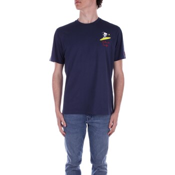 textil Hombre Camisetas manga corta Mc2 Saint Barth TSHM001 Azul