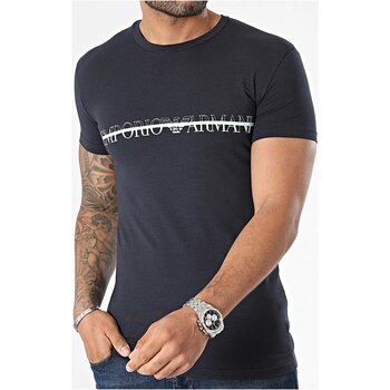 textil Hombre Camisetas manga corta Emporio Armani 111035 4R729 - Hombres Azul