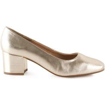 Chamby Zapatos Salones dorados de piel by Oro