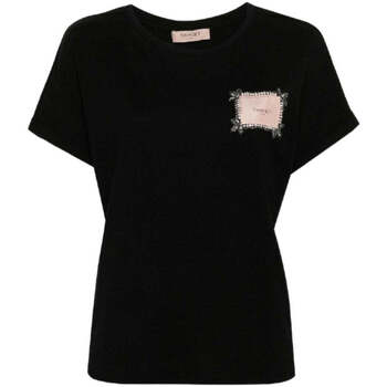 textil Mujer Tops y Camisetas Twin Set  Negro