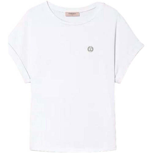 textil Mujer Tops y Camisetas Twin Set  Blanco