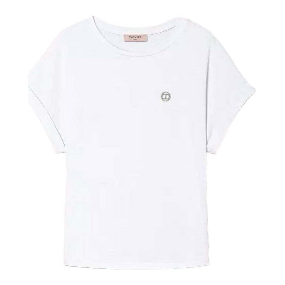 textil Mujer Tops y Camisetas Twin Set  Blanco