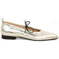 Zapatos Mujer Mocasín Lolas zapato lazo con corte fruncido modelo coral Plata