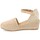 Zapatos Mujer Sandalias Pitillos 5501 Beige
