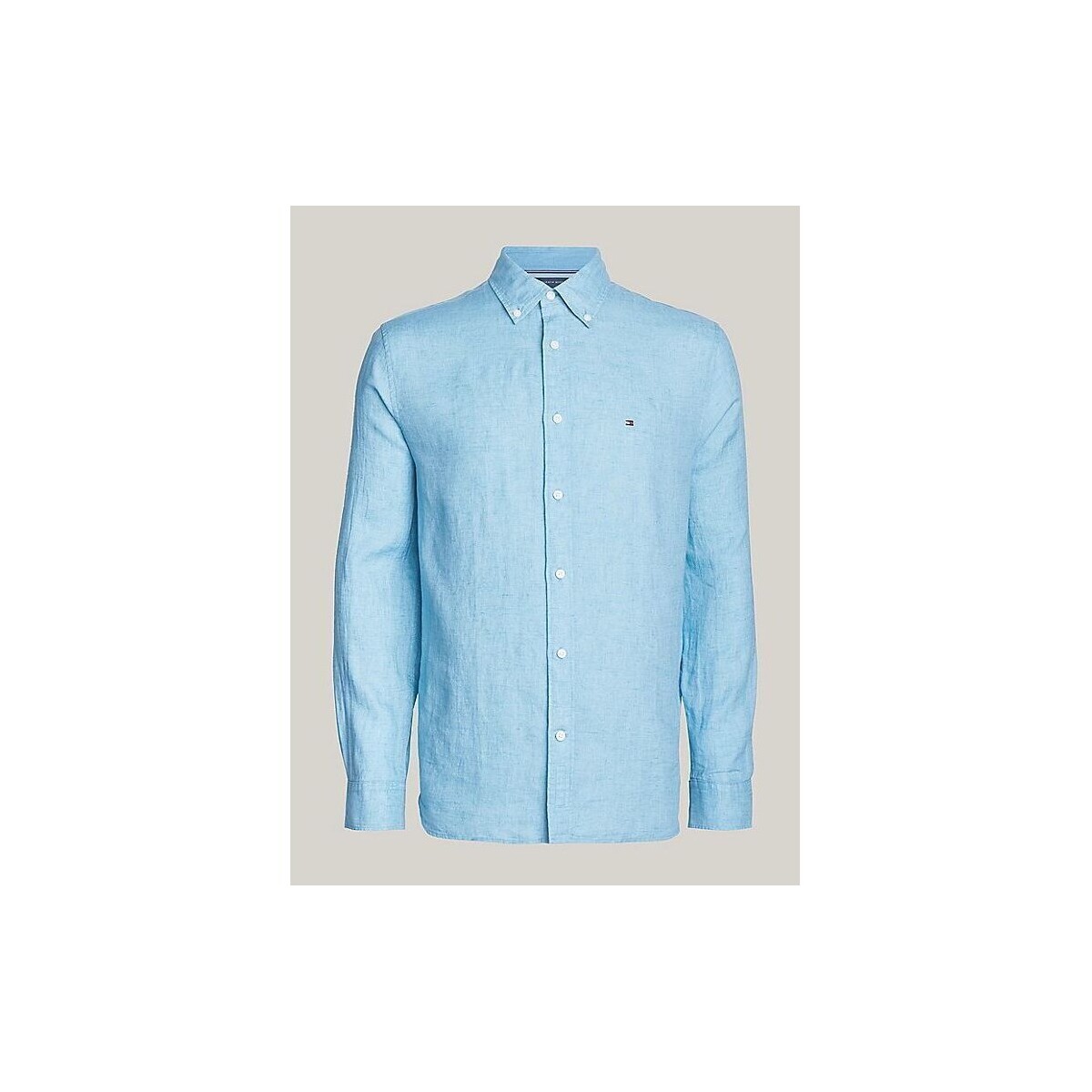textil Hombre Camisas manga larga Tommy Hilfiger MW0MW34602-C30 BLUE SPELL Azul