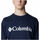 textil Hombre Camisetas manga larga Columbia M  Logo Fleece Crew Azul
