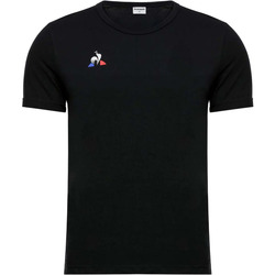 textil Hombre Camisetas manga corta Le Coq Sportif Tee SS PRESENTATION Negro