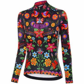 textil Mujer Camisetas manga larga Cycology Frida Black W Long Sleeve Cycling Jersey Multicolor