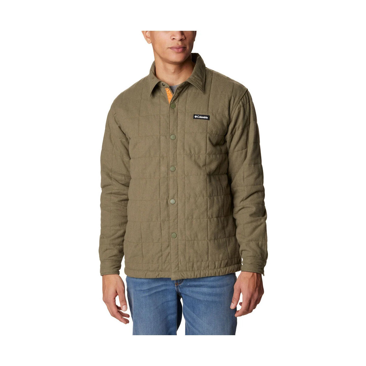 textil Hombre cazadoras Columbia Landroamer Quilted Shirt Jacket Verde