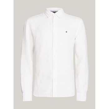 textil Hombre Camisas manga larga Tommy Hilfiger MW0MW34602-YCF OPTIC WHITE Blanco