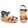 Zapatos Mujer Sandalias Cbp - Conbuenpie Sandalias de piel multicolor con cuña by CBP Multicolor
