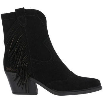 Zapatos Mujer Derbie & Richelieu Chika 10 Botineses Camperos  Nereida 03 Negro Negro