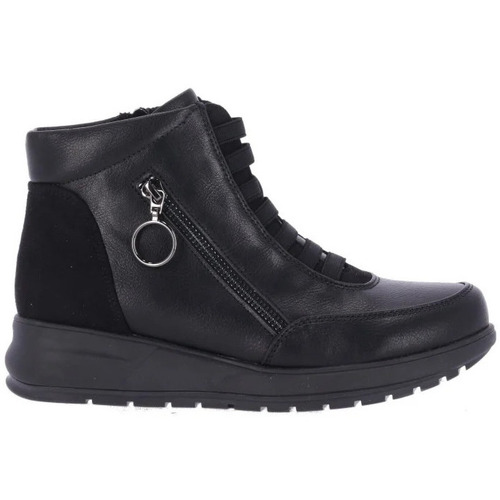 Zapatos Mujer Derbie & Richelieu Chika 10 Botines con Cremallera  Estepa 11 Negro Negro