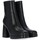 Zapatos Mujer Derbie & Richelieu Chika 10 Botines con Cremallera  New Pam 01 Negro Negro