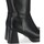Zapatos Mujer Derbie & Richelieu Chika 10 Botines con Cremallera  New Pam 05 Negro Negro