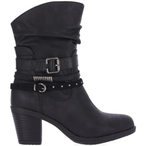 Zapatos Mujer Derbie & Richelieu Chika 10 Botines  Kurazo 34 Negro Negro