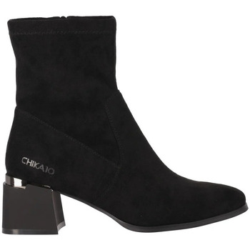 Zapatos Mujer Derbie & Richelieu Chika 10 Botines  Popi 01 Negro Negro