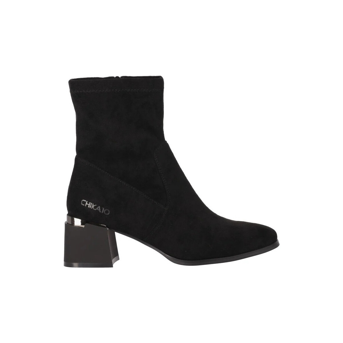 Zapatos Mujer Derbie & Richelieu Chika 10 Botines  Popi 01 Negro Negro