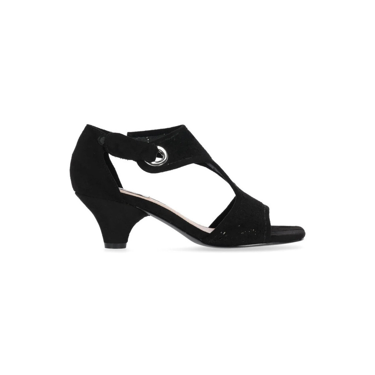 Zapatos Mujer Derbie & Richelieu Chika 10 Sandalias de Tacón  New Amira 01 Negro Negro