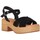 Zapatos Mujer Derbie & Richelieu Chika 10 Sandalias de Plataforma  Hachi 01 Negro Negro