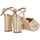 Zapatos Mujer Derbie & Richelieu Chika 10 Sandalias de Plataforma  Jolie 10 Oro Amarillo