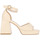 Zapatos Mujer Derbie & Richelieu Chika 10 Sandalias de Plataforma  Pum 01 Beige Beige