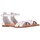 Zapatos Mujer Derbie & Richelieu Chika 10 Sandalias Planas  Marquesa 5153 Blanco Blanco
