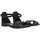 Zapatos Mujer Derbie & Richelieu Chika 10 Sandalias Planas  Marquesa 5153 Negro Negro