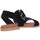 Zapatos Mujer Derbie & Richelieu Chika 10 Sandalias Planas  Naira 11 Negro Negro