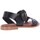 Zapatos Mujer Derbie & Richelieu Chika 10 Sandalias Planas  Re Musaka 03 Negro Negro