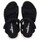 Zapatos Mujer Derbie & Richelieu Chika 10 Sandalias Planas  Magy 01 Negro Negro