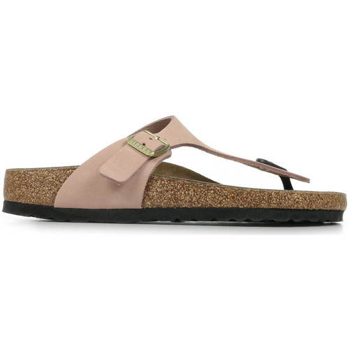 Zapatos Mujer Chanclas Birkenstock Gizeh Bs Rosa