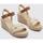 Zapatos Mujer Alpargatas Tommy Hilfiger WEBBING WEDGE SANDAL Beige