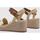 Zapatos Mujer Alpargatas Tommy Hilfiger WEBBING WEDGE SANDAL Beige