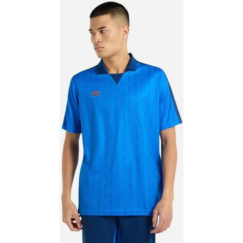 textil Hombre Camisetas manga larga Umbro UO2126 Azul