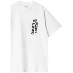 textil Camisetas manga corta Carhartt CARHARTT WIP S/S WIP PICT Blanco