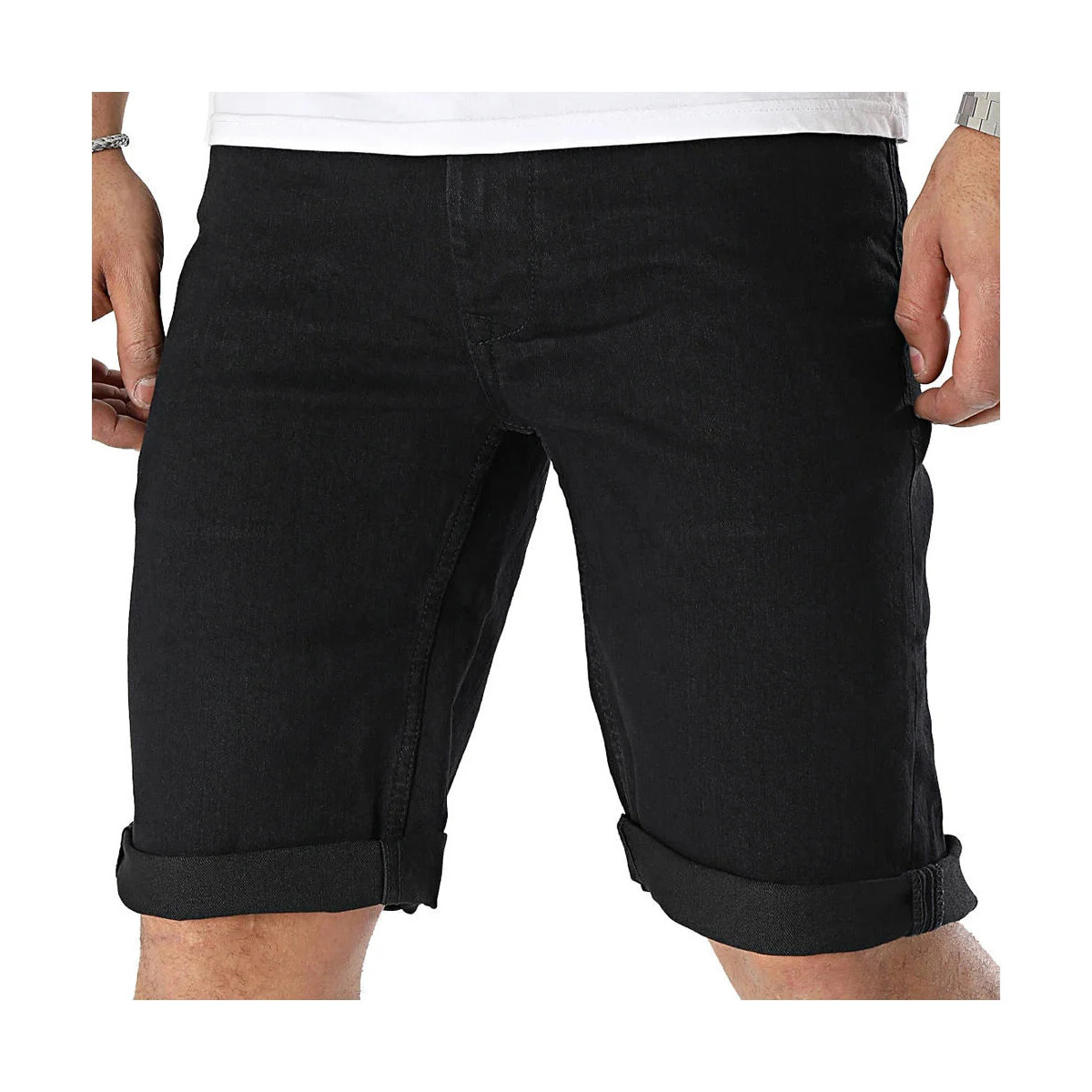 textil Hombre Shorts / Bermudas Blend Of America Denim entry Shorts Negro