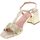 Zapatos Mujer Sandalias Bibi Lou Sandalo Donna Platino 855z94hg Oro