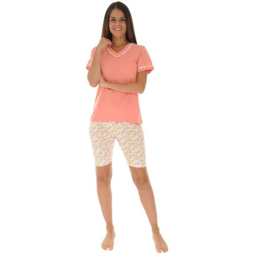 textil Mujer Pijama Christian Cane GILIANE Naranja
