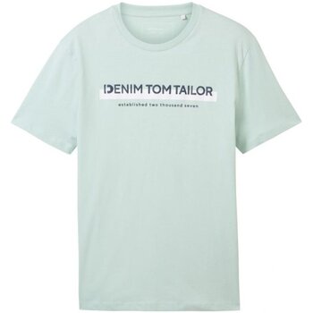 textil Hombre Camisetas manga corta Tom Tailor 1037653 17549 - Hombres Verde