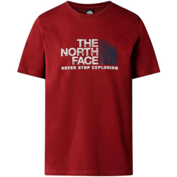 textil Hombre Camisetas manga corta The North Face NF0A87NW Rojo