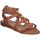 Zapatos Mujer Sandalias Isteria 24104 Marrón