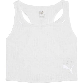 textil Mujer Camisetas sin mangas Puma Run Ultraspun Crop Top W Blanco